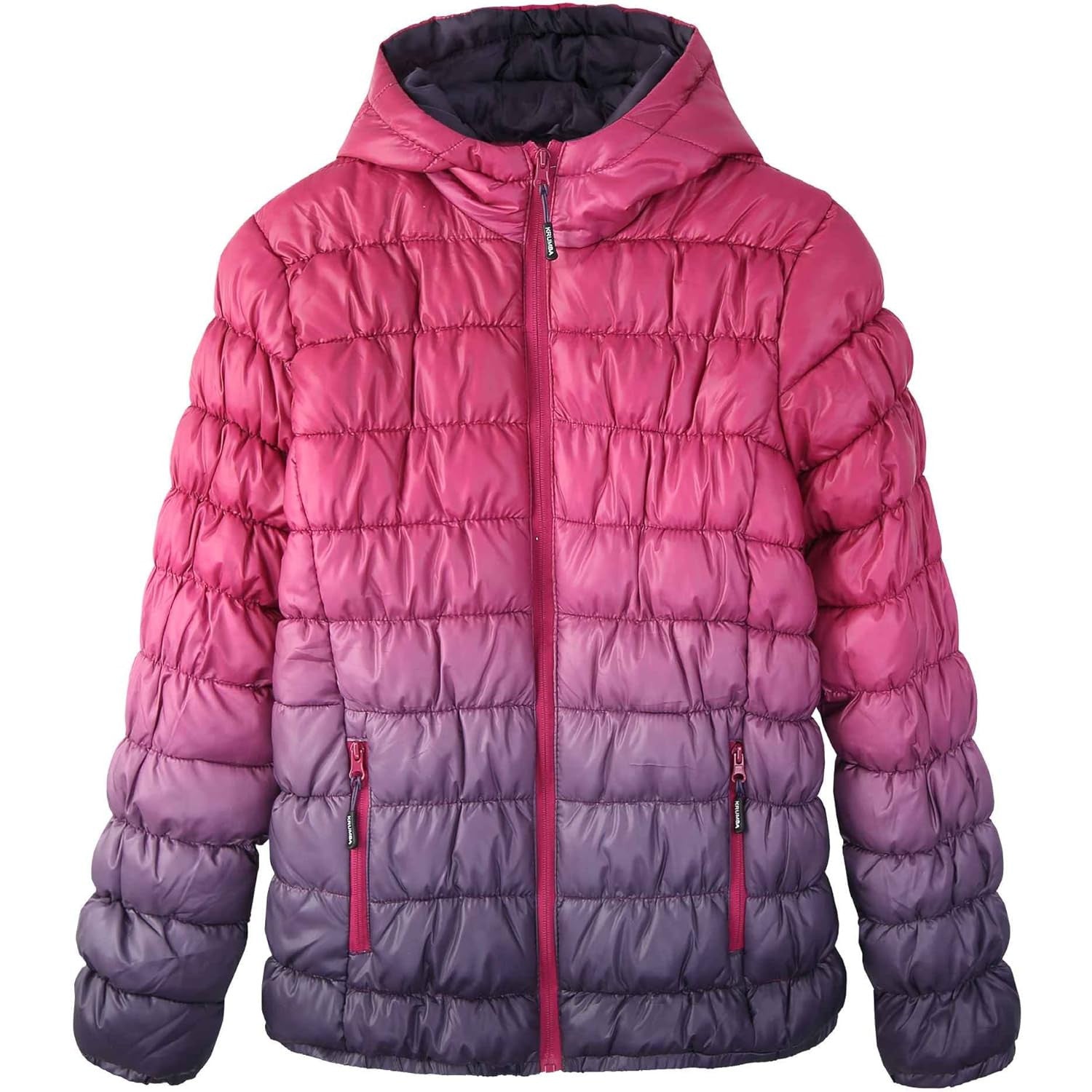 Krumba Girls Packable Lightweight Puffer Jacket for Outdoor Play